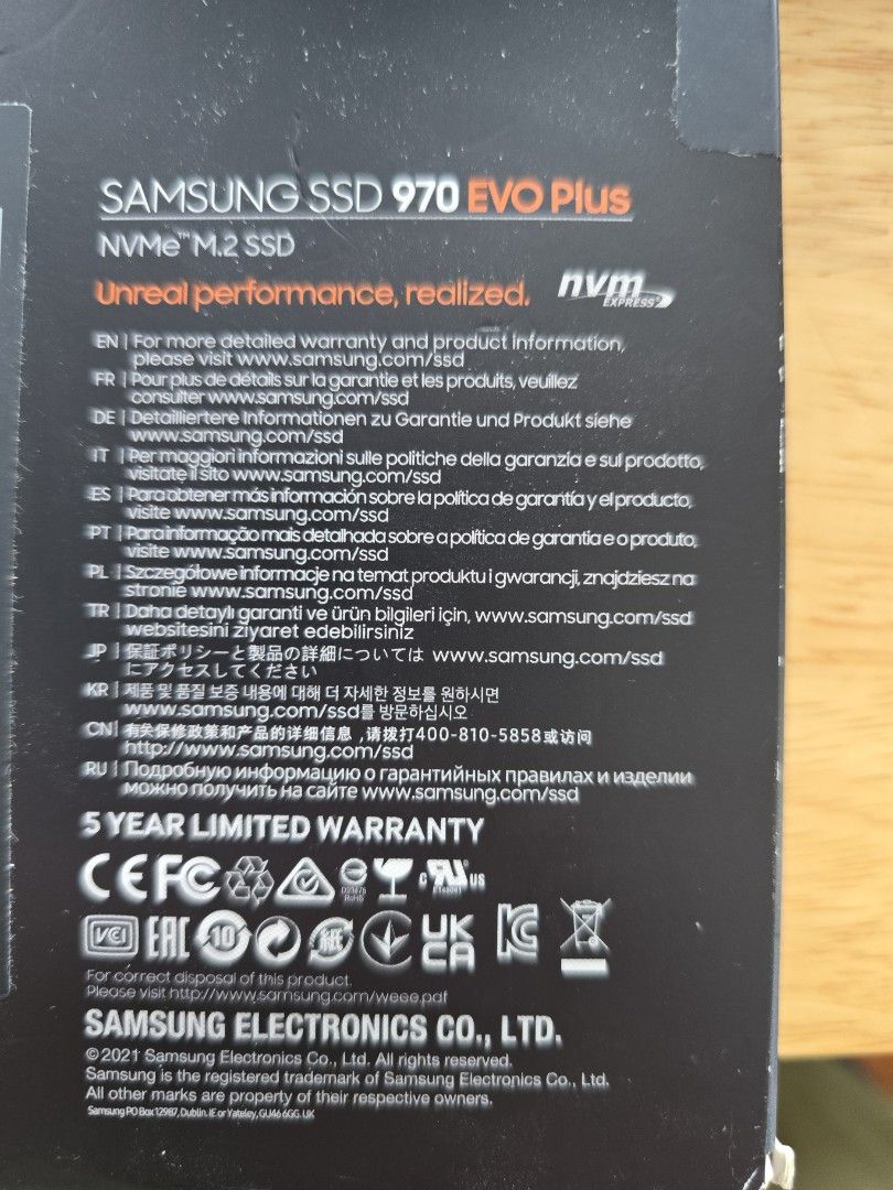 Samsung SSD 970 EVO Plus NVMe M.2 2TB506455242624870401
