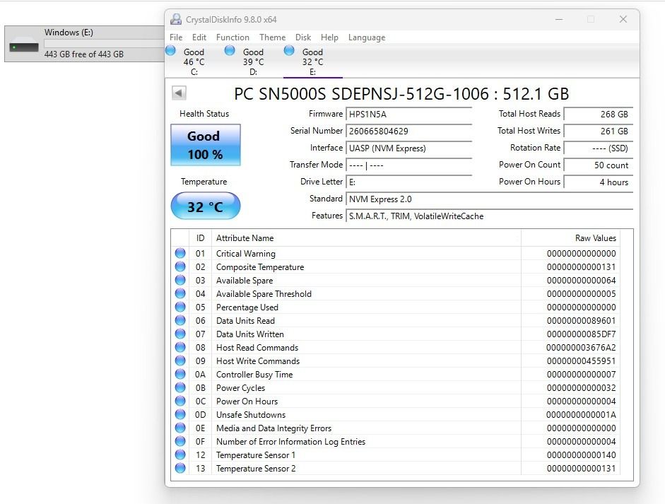 SanDisk 512GB NVMe SSD