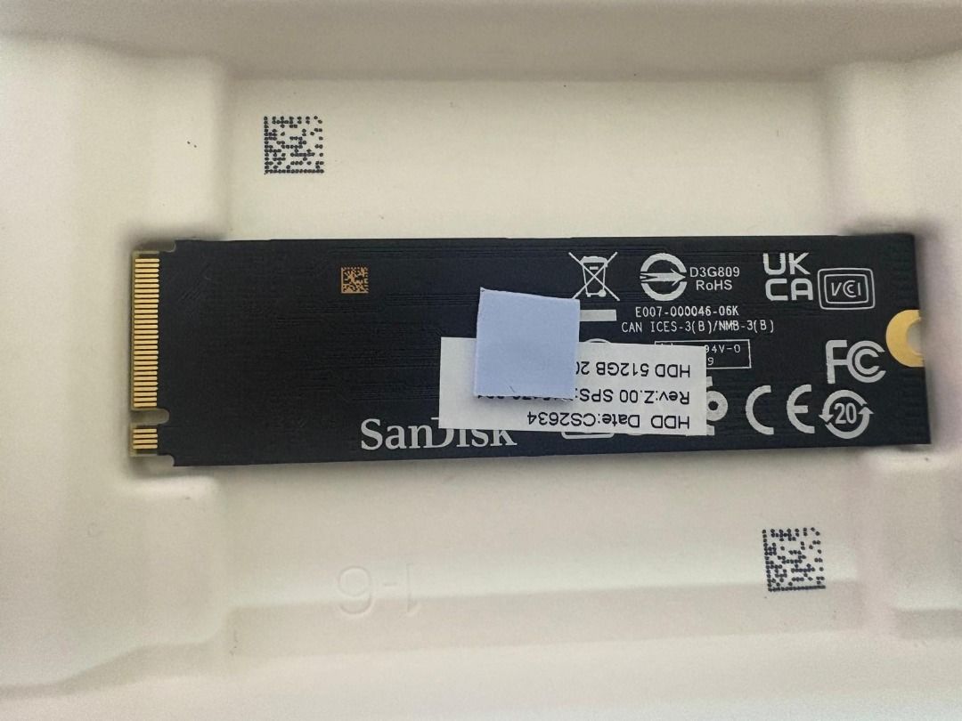 SanDisk 512GB NVMe SSD506596305310197761