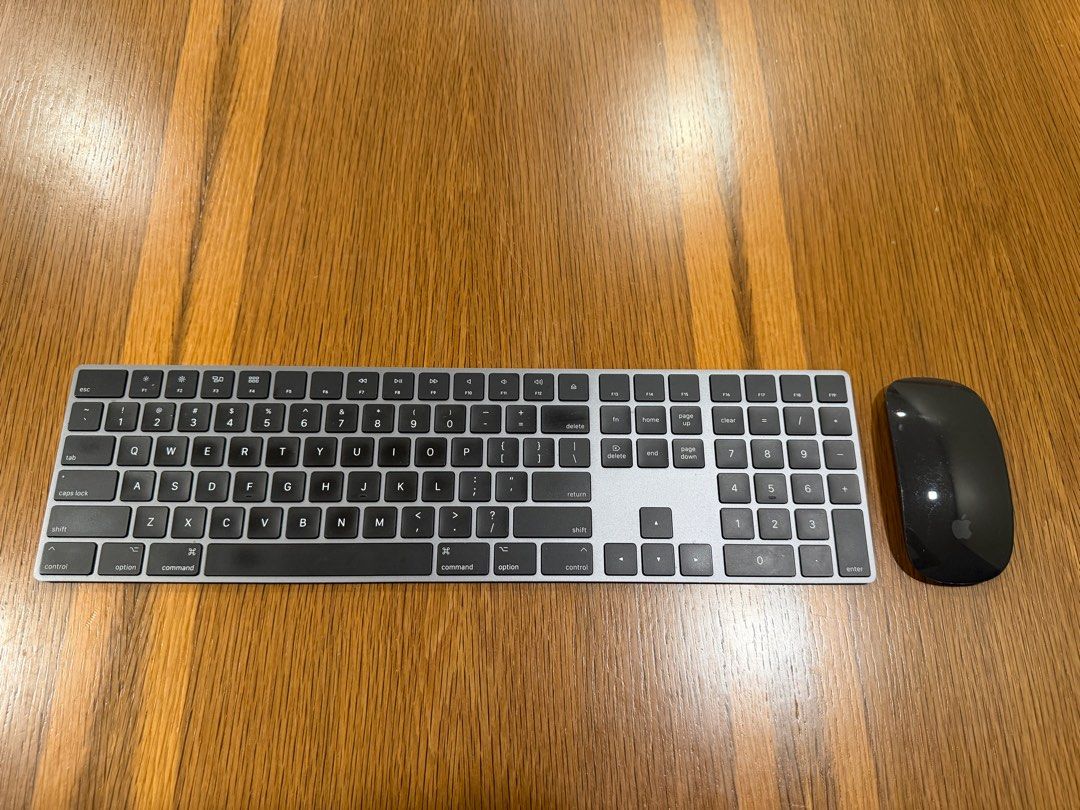 space grey Apple Magic Keyboard with Numeric Keypad and Magic Mouse506479848320542720