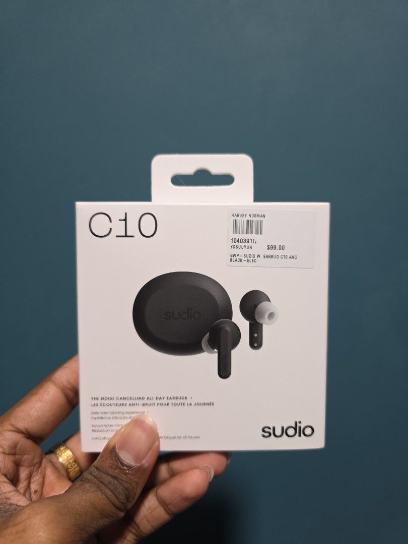 Sudio C10 Wireless Earbuds - Black
