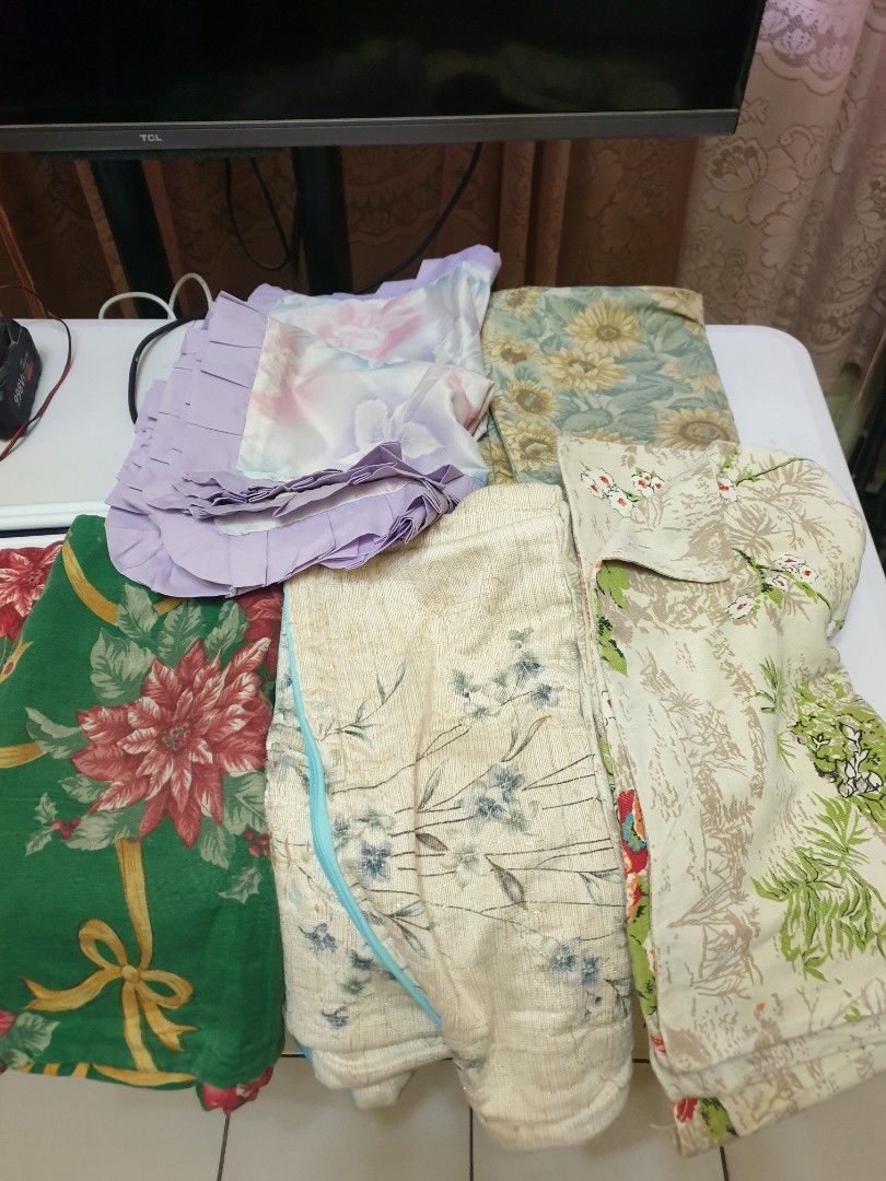 TAKE ALL 25PCS‼ THROW PILLOW CASE (Category: Cushions & Throws) located in Malabon City. Submitted by toughMeg (Listing ID 1448898872, Image 1). Description: TAKE ALL 25PCS‼ THROW PILLOW CASE ‼4-6 PCS EACH SET ‼WYSWYG PLEASE MANAGE EXPECTATIONS AS THESE ARE ALL USED.
