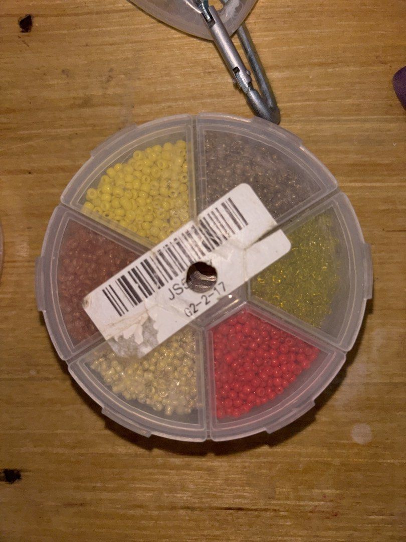 TAKE ALL Small Beads (Category: Craft Supplies & Tools) located in Manila. Submitted by meliorashop22 (Listing ID 1449013761, Image 3). Description: - Vibrant Color Palettes: Features four separate theme-organized wheels, including blues, purples/pinks, greens/teals, and warm yellows/reds. - Pre-sorted & Organized: Comes in clear, rotating multi-compartment wheels that keep different colors neatly separated and easy to access while crafting. - Ve