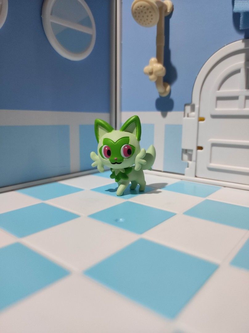 T-ARTS Pokemon Figure - Sprigatito (Category: Figurines & Statues) located in Taguig. Submitted by lilrootshop (Listing ID 1449083428, Image 1). Description: ***Crossposted*** Price: 200 AUTHENTIC Pass sa lowballers! First to pay basis. No COD. For item reservation, a down payment of 50% or 100 pesos (whichever is less) is required. Down payment is non-refundable. One month reservation only. Location: Taguig (near BGC) MOP: GCash / GoTyme / CIMB.