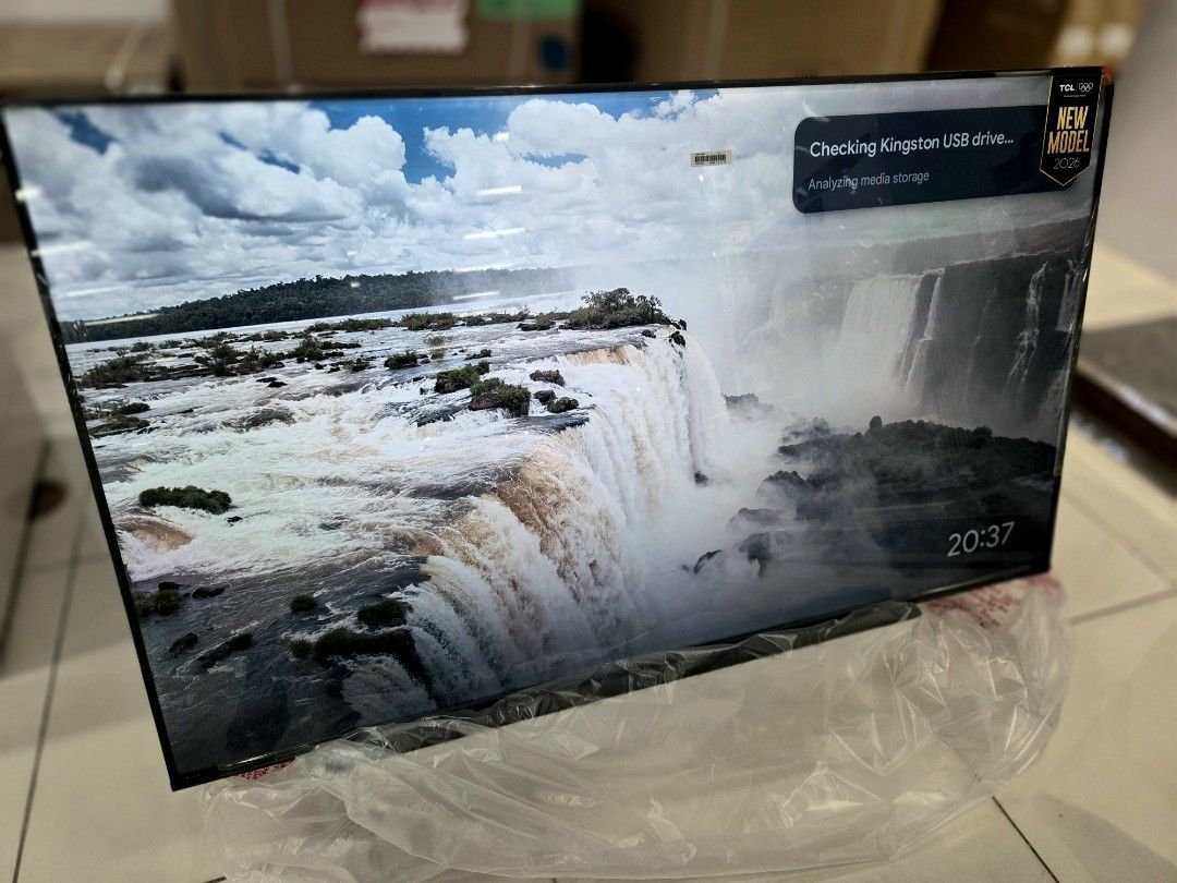 TCL 55" 2026 QLED TV (Category: TV) located in Quezon City. Submitted by render97 (Listing ID 1449007067, Image 3). Description: - Brand new 2026 model TCL 55 inch QLED TV - Still in original packaging - Official Olympic Games partner - Exceptional picture quality - Ready for a new home - Feel free to ask questions! - bought just last week price @ 26k and still negotiable RFS: thought this would fit my tv cabinet that use to house a 48 inch. as m