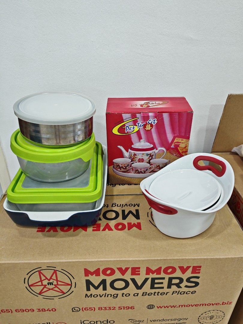 Tea Set and Food Storage Containers506544482839449600