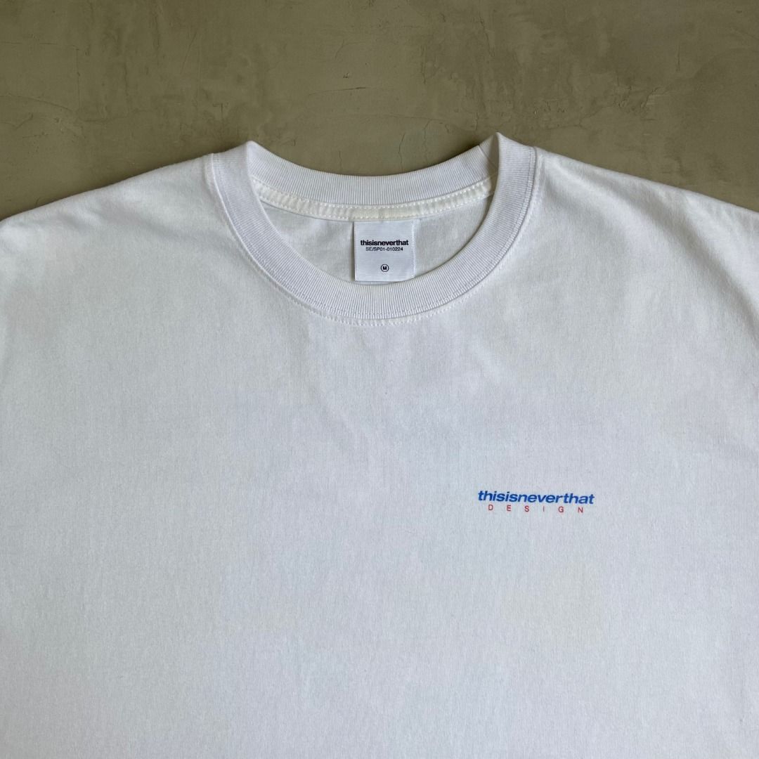 Thisisneverthat Design White Shirt (Category: Tshirts & Polo Shirts ) located in Pasig City. Submitted by precycled_ (Listing ID 1448955980, Image 3). Description: Code : Thisisneverthat Design White Shirt Size : M - 29 inches L x 21 inches W Condition : 9.5/10 Price : 459 php Issue : None . . . ‼️BUY AT YOUR OWN RISK ❗Payment First Basis 📌Be 100% SURE before submitting the form 📌1 DAY Reservation ONLY! ❌No Pick-up / No Meet up ❌No RETURN / EXC
