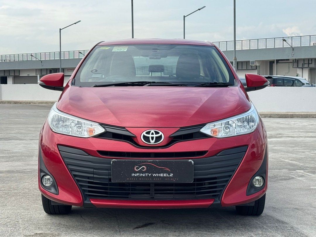 Toyota Vios 1.5 E (A) (Category: Used Cars) located in Singapore. Submitted by infinitywheelz (Listing ID 1448987253, Image 1). Description: Reliable 1.5L dual VVT-I engine, 7 speed CVT automatic with sequential shiftmatic, airbags, ABS, traction control, keyless entry/start. Original infotainment system, electric folding side mirrors, sport rims, leather upholstery, knockdown rear seats. Agent maintained unit! Warranty for engine and gearbox til