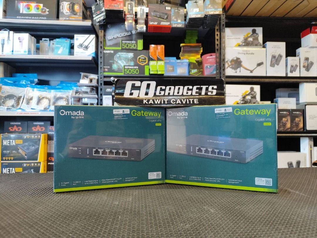 TP-Link Omada Gateway ER605 VPN Router (Category: Networking) located in Caloocan City. Submitted by mightydolphin.5bd49c (Listing ID 1448995530, Image 1). Description: TP-Link Omada Gateway ER605 VPN Router 💬 Message us now for full specs & recommendations! 🌐 Suitable for: ✔ Offices ✔ Stores ✔ Restaurants ✔ Warehouses ✔ Piso WiFi setups ✔ Business WiFi setup 💳 INSTALLMENT AVAILABLE BDO • BPI • HSBC • Chinabank • Unionbank • Salmon • Skyro • G
