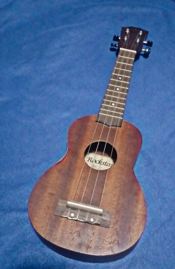 Ukulele - Rockstar (Category: Musical Instruments) located in Manila. Submitted by lifeofashowgirl.username (Listing ID 1448912117, Image 1). Description: * Does not come with the original box or a case. * Price is negotiable Reason for Selling: It has honestly just been sitting safely in storage for the past few years and hasn't been used..