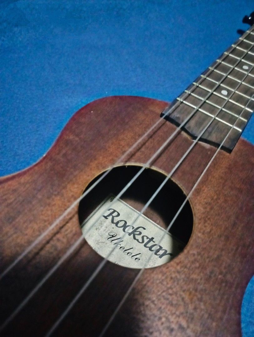 Ukulele - Rockstar (Category: Musical Instruments) located in Manila. Submitted by lifeofashowgirl.username (Listing ID 1448912117, Image 2). Description: * Does not come with the original box or a case. * Price is negotiable Reason for Selling: It has honestly just been sitting safely in storage for the past few years and hasn't been used..