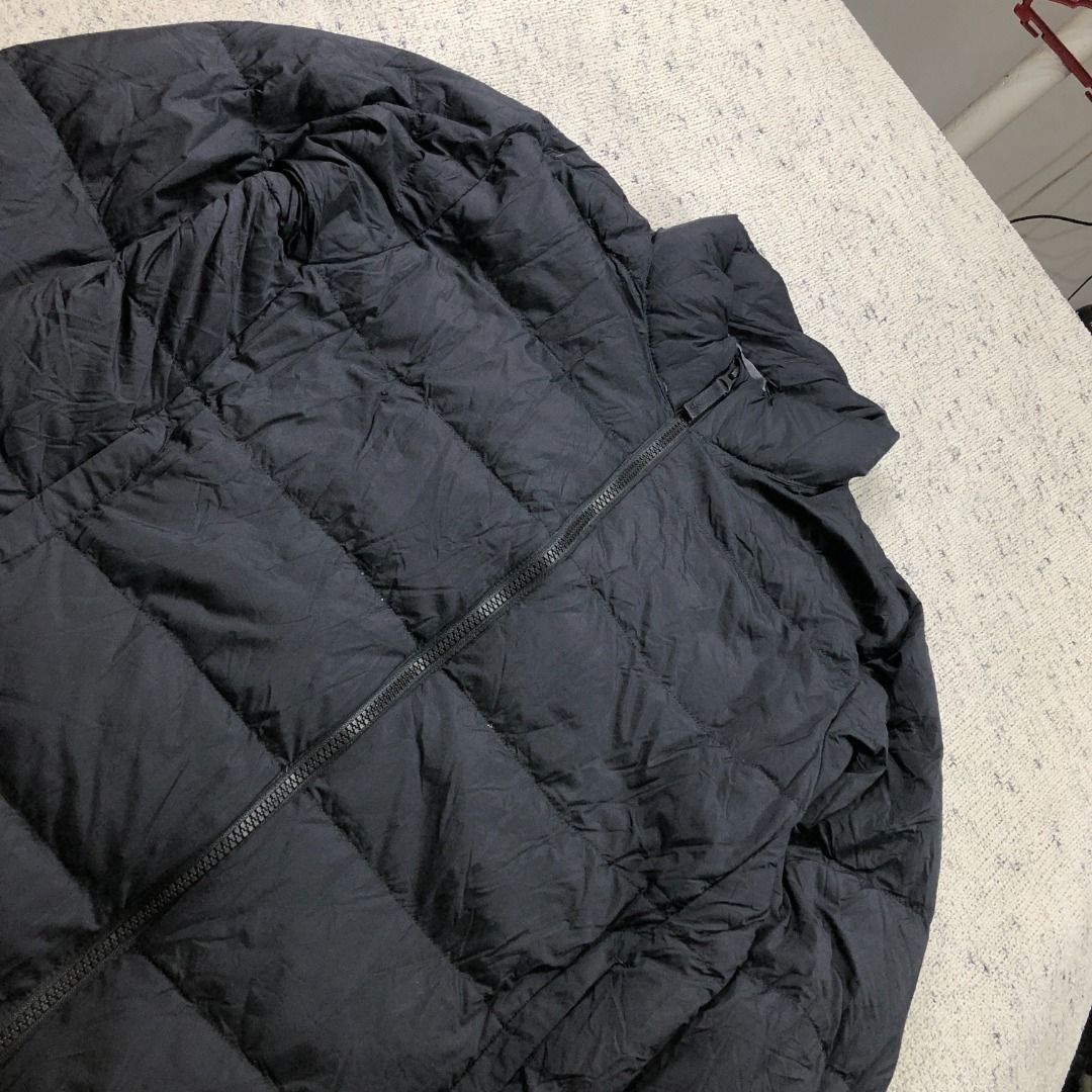 UNIQLO Ultra Light Down Jacket Black Size Small Men's (Category: Coats, Jackets and Outerwear) located in Santa Rosa. Submitted by sergids (Listing ID 1448938689, Image 2). Description: UNIQLO Ultra Light Down Jacket Black Size Small Men's Great condition. Check fitting tops to ensure this fits you. Dimensions below are exact measurements, see pics as well for comparison. 9/10 Condition and Colorway Dimensions: Check pic slide for actual size and