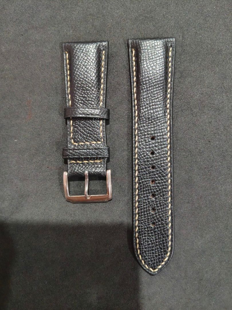 Watch strap 24 mm Epsom leather Hand stitch (Category: Men's Watches) located in Manila. Submitted by maxineamber (Listing ID 1440678328, Image 1). Description: Watch strap 24 mm Epsom leather Hand stitch.
