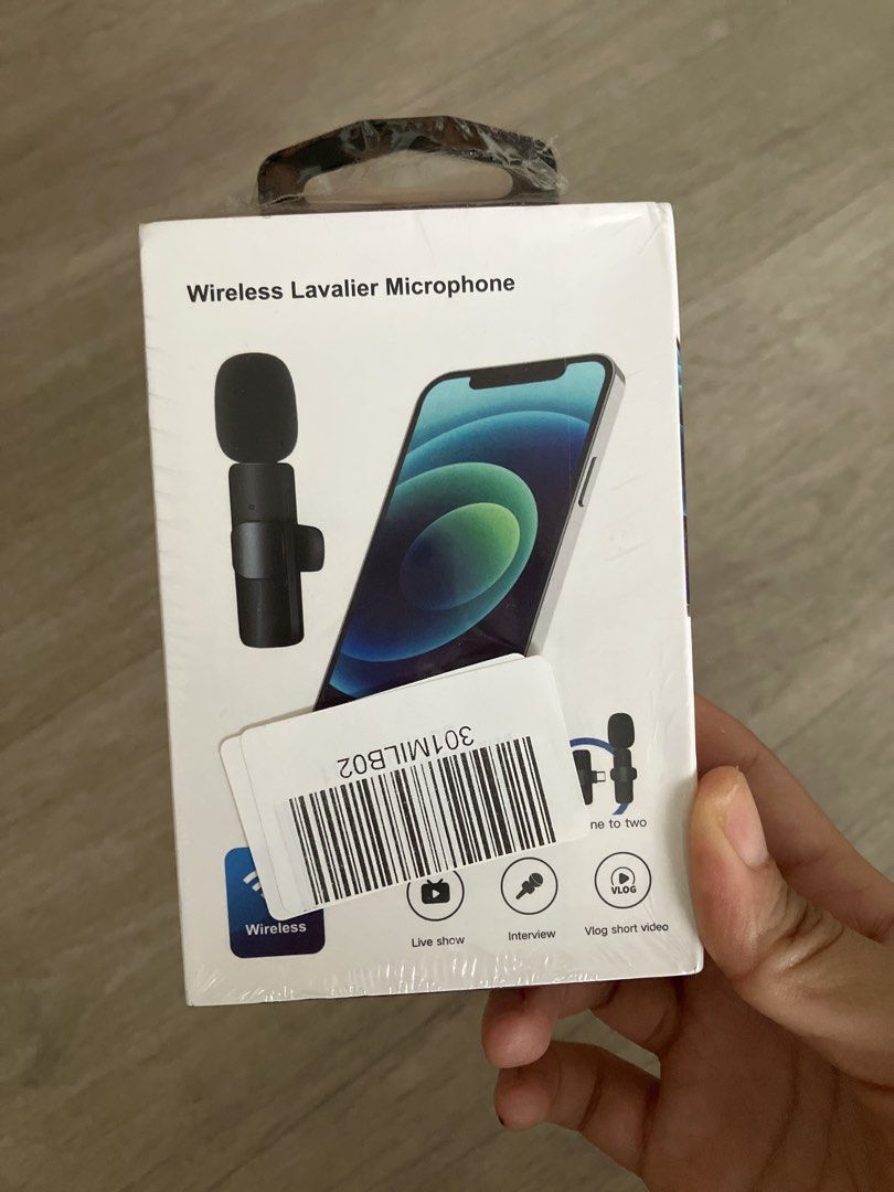 Wireless Lavalier Microphone for iPhone