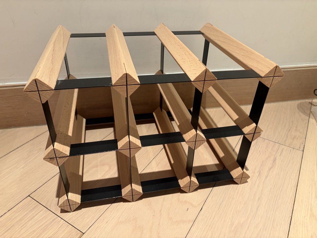 Botthle Container Wooden Wine Rack for Bottles, 傢俬&家居, 傢俬, 櫃子、組合櫃及置物架 - Carousell