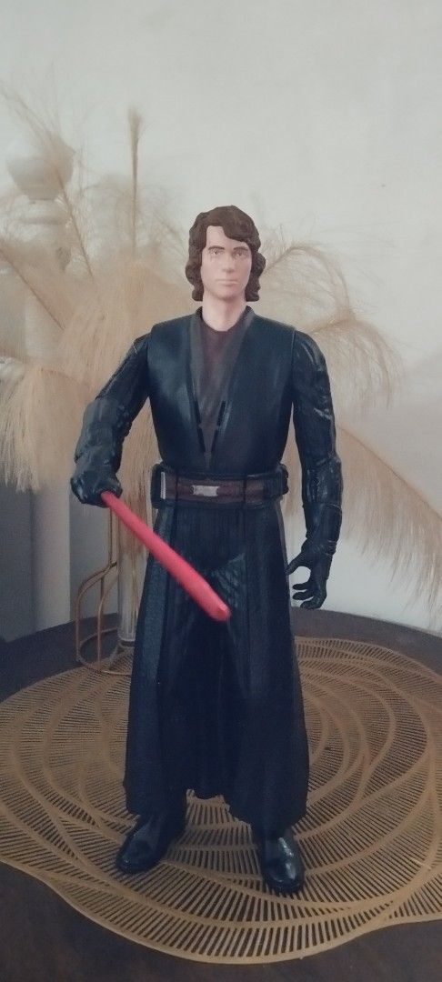 2013 Hasbro Star Wars Anakin Skywalker (Category: Figurines & Statues) located in Manila. Submitted by ventajetoyz625 (Listing ID 1449145087, Image 1). Description: - Anakin Skywalker action figure - Improvised red lightsaber - "Gimmick" working (available video upon request) - Must-have for any Star Wars fan's collection - Great display piece for your shelf - What you see is what you get.