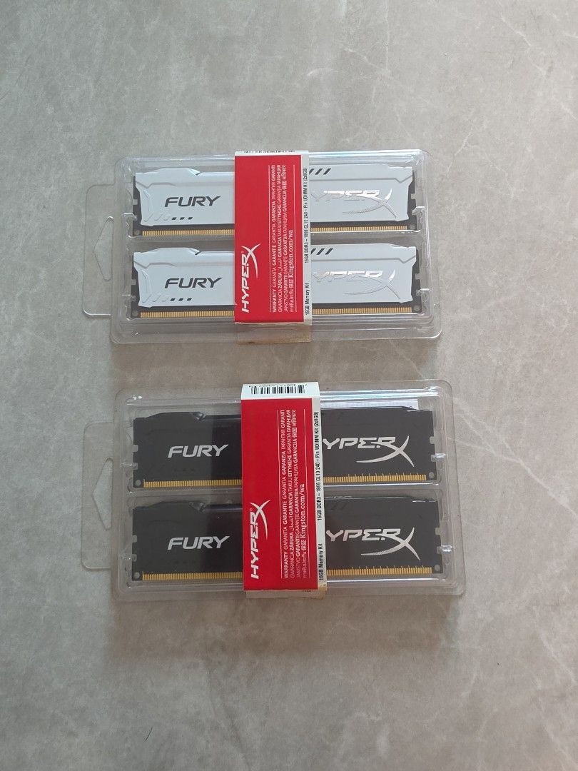 2x HyperX FURY DDR3 RAM Modules