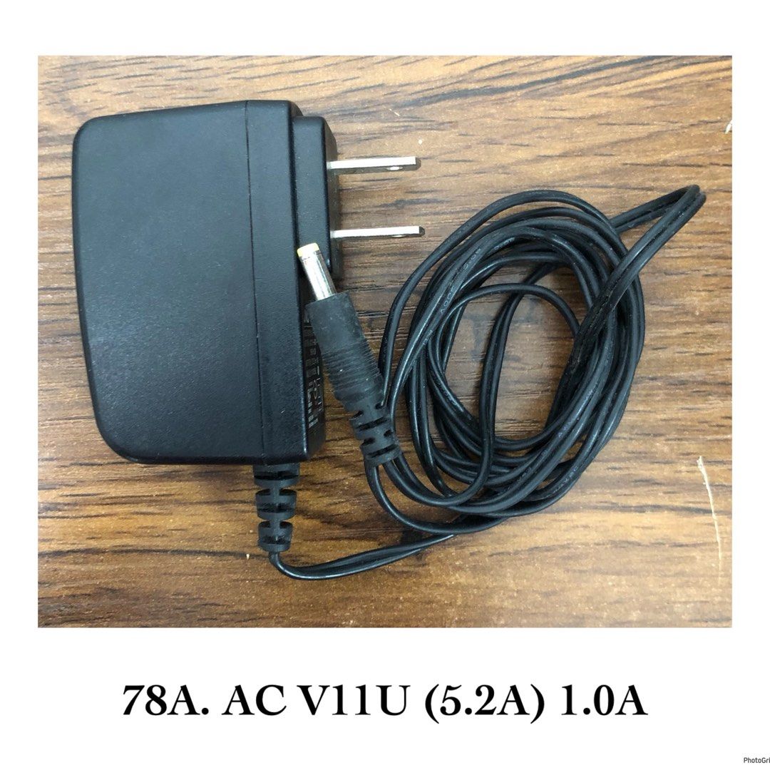 5.2V 5V 1.0A 1.5A 1.8A Power Adapter (Category: Chargers & Cables) located in Pasig City. Submitted by califinestcollectibles (Listing ID 1449135568, Image 3). Description: 5.2V 5V 1.0A 1.5A 1.8A Power Adapter EL#777 78A. AC V11U 5.2 (1.0A) - 240 pesos 78B. 5V (1.0A) - 240 pesos 78C. 5V (1.5A) - 240 pesos 78D. 5V (1.8A) Google Mini USB 2pcs - 300 pesos Original/Authentic From USA Pick Up at One Oasis condominium ortigas extension pasig city Or De