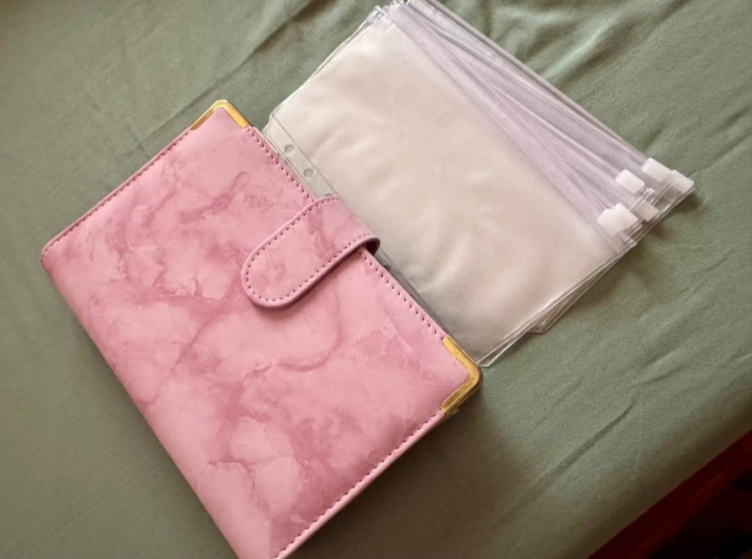 Cash Stuffing Money Budget Binder Wallet - Pink (Category: Home Improvement Tools & Accessories) located in Bulacan. Submitted by mskath21 (Listing ID 1449303749, Image 1). Description: Organize your finances in style! 🌸 Cash stuffing essential. 😉 ✔️ Available in: Pink 🩷 ONHAND 📍 Location: Guiguinto, Bulacan 🚛 Shipment via Lalamove or J&T c/o buyer..