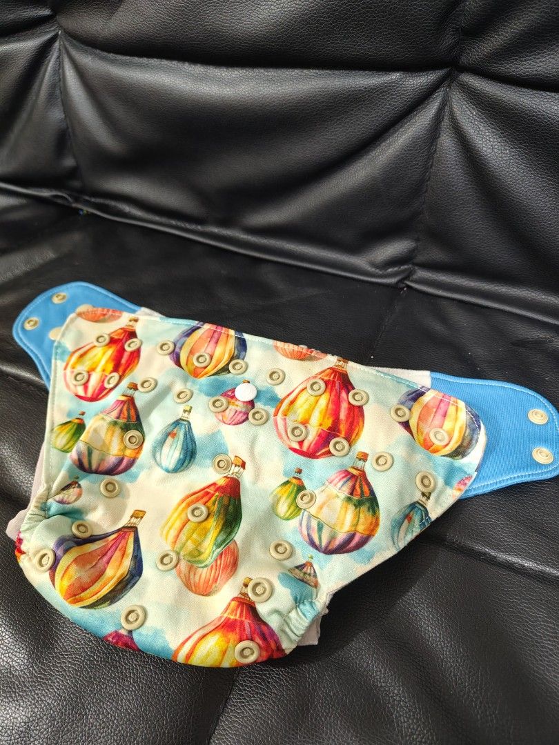 Aimerie Reusable Cloth Diapers with Inserts (Category: Diapers & Baby Wipes) located in Manila. Submitted by tadeoea20213649 (Listing ID 1449191737, Image 3). Description: 🌿Aimerie Reusable Cloth Diaper Set with Inserts 🌿 Orig Price : P1,700 Selling Price: P1,000 🍼 Preloved but well-maintained cloth diapers – perfect for eco-conscious parents! ✨ Includes: 4 adjustable snap cloth diapers (cute assorted designs) 4 absorbent microfiber/charcoal i
