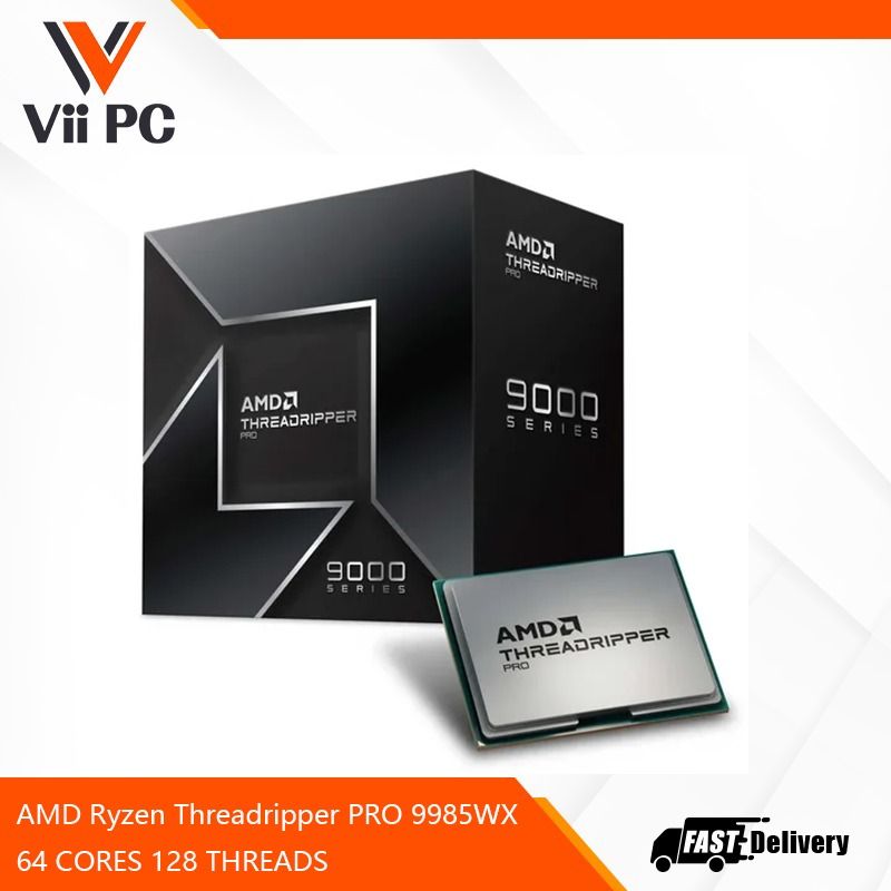AMD Ryzen Threadripper PRO 9985WX 64 CORES 128 THREADS (3 YEAR WARRANTY)