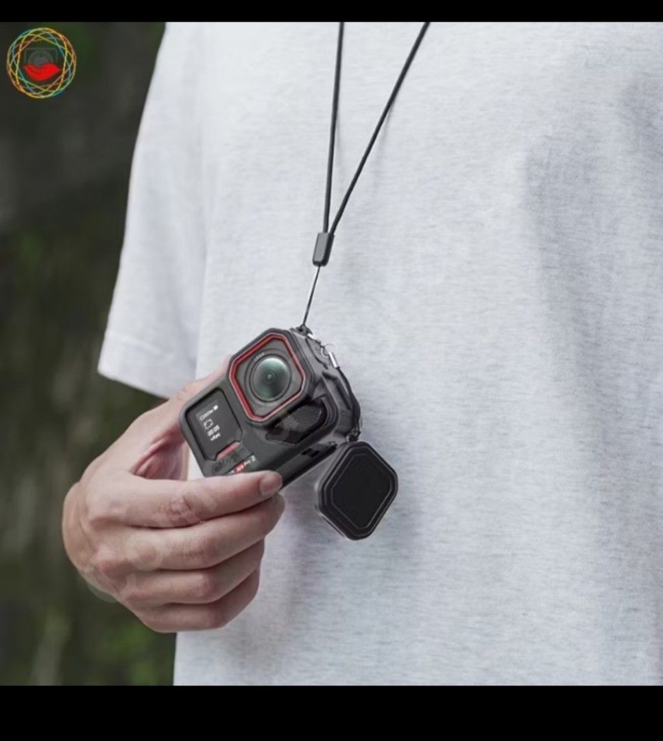 Ammagism Protective Case for Insta360 Ace Pro 2 (Category: Camera Bags & Carriers) located in Quezon City. Submitted by maidenveil613 (Listing ID 1449118997, Image 2). Description: - Protective silicone case and lanyard set for Insta360 Ace Pro 2. - Specifically designed for the Ace Pro 2 model. - Easy access to USB and battery compartments. - Compatible with quick release adapters. - Allows smooth opening and closing of the camera screen. Price 