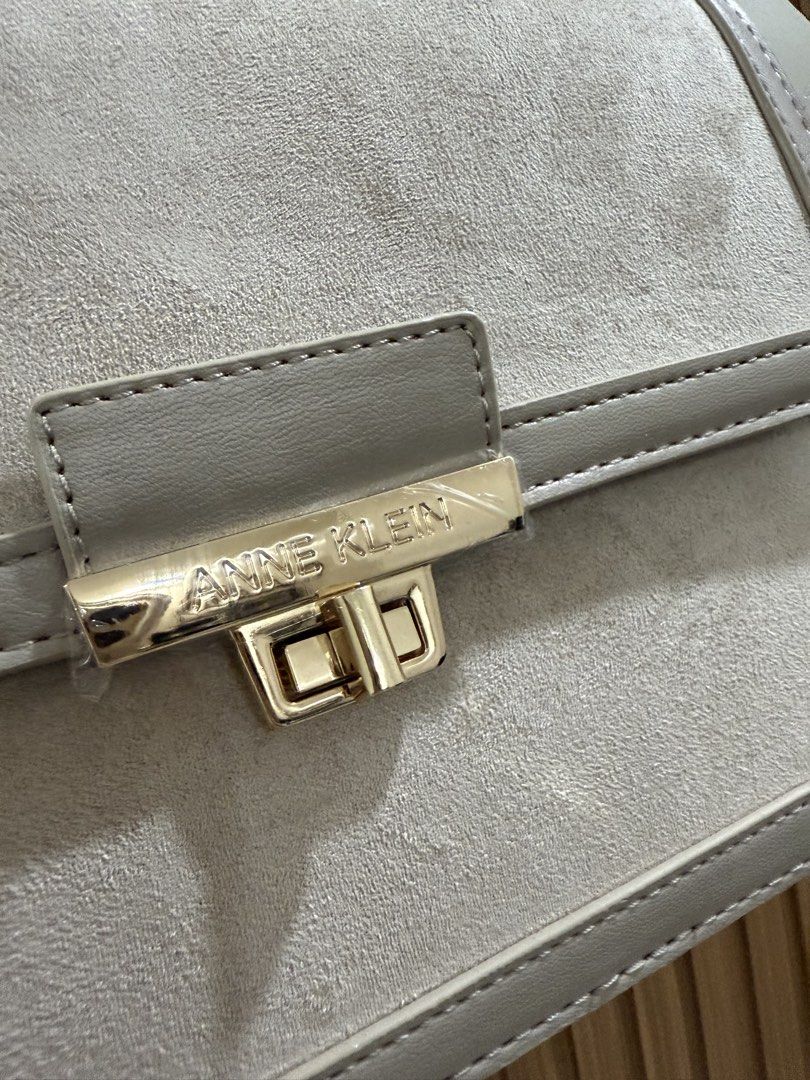 Anne Klein 💯 (suede) (Category: Cross-body Bags) located in Angeles City. Submitted by elempi.declutter (Listing ID 1449124175, Image 2). Description: 🇺🇸 Guam bought 💯 legit / original Disclaimer: I don't accept returns and refund. If hesitant, please don't mine or make an offer. Let's not waste each other's time. .