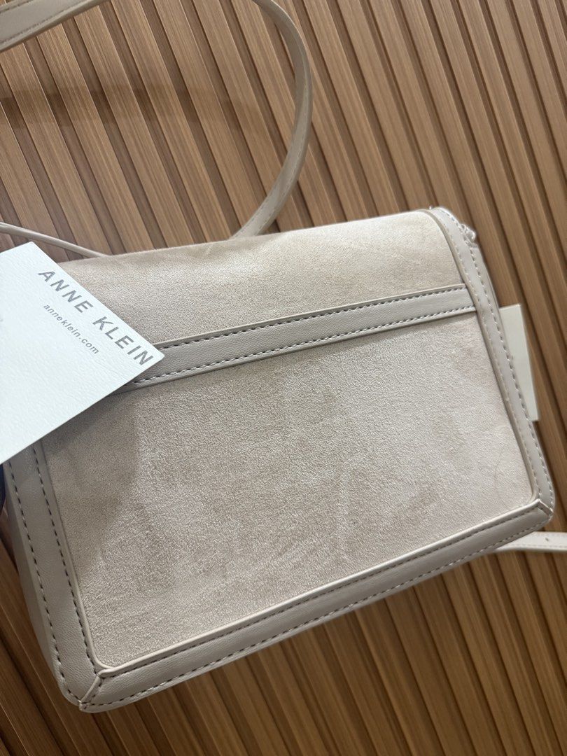 Anne Klein 💯 (suede) (Category: Cross-body Bags) located in Angeles City. Submitted by elempi.declutter (Listing ID 1449124175, Image 3). Description: 🇺🇸 Guam bought 💯 legit / original Disclaimer: I don't accept returns and refund. If hesitant, please don't mine or make an offer. Let's not waste each other's time. .