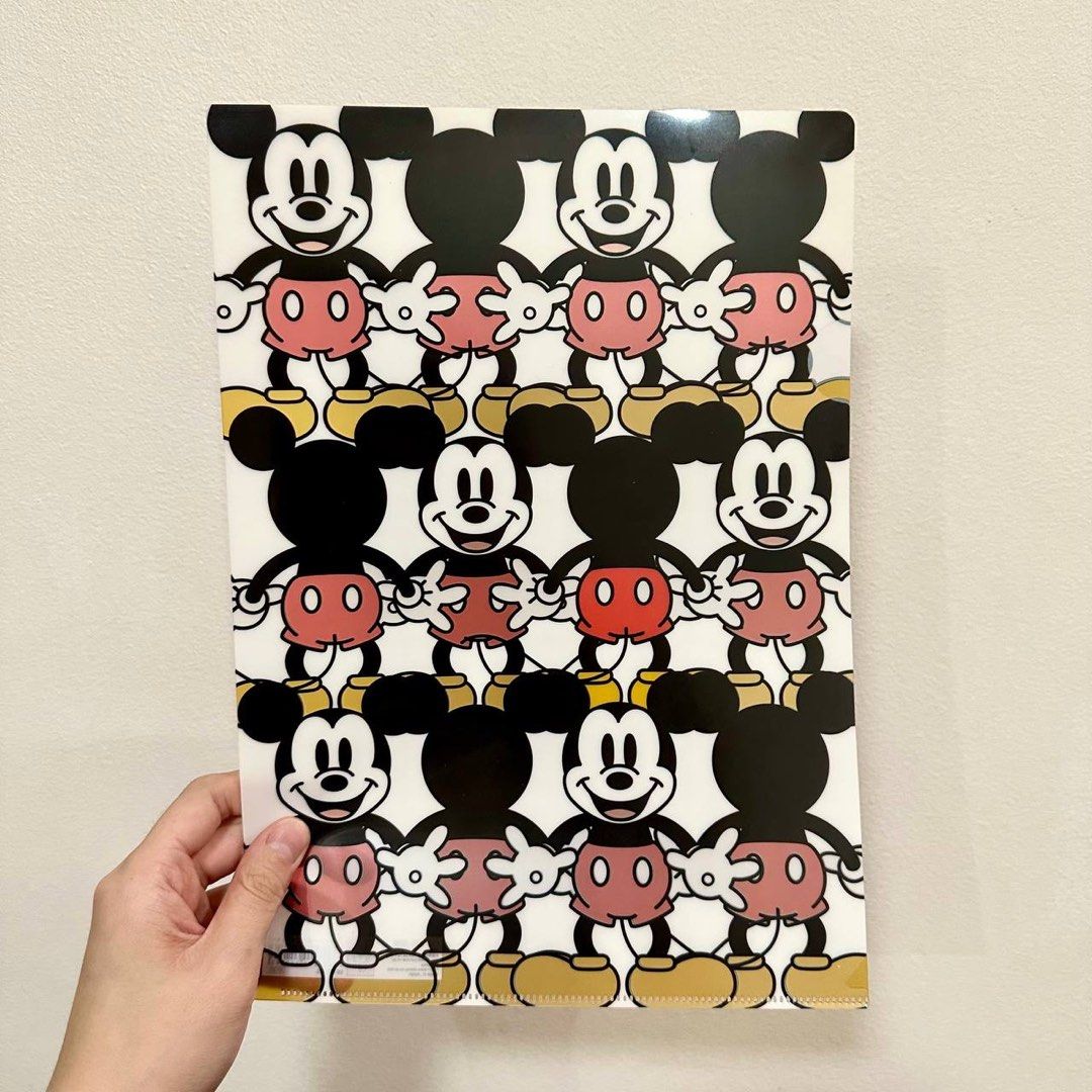 [Authentic] Disney Mickey Mouse A4 Clear File Folder Classic Mickey Pattern Document Organizer School Office Folder (Category: Stationery & School Supplies) located in Quezon City. Submitted by brandedusagoodies (Listing ID 1449191437, Image 1). Description: Authentic Disney Mickey Mouse A4 clear file folder featuring a classic all-over Mickey Mouse pattern. Perfect for organizing school papers, worksheets, documents, certificates, and notes whil