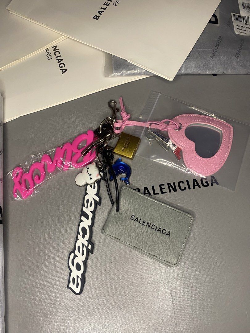 BALENCIAGA SLG KEYRING (Category: Luxury Accessories) located in Manila. Submitted by itachi1997 (Listing ID 1449311777, Image 1). Description: Inclusion : Balenciaga dust Bag Balenciaga Paper Bag.