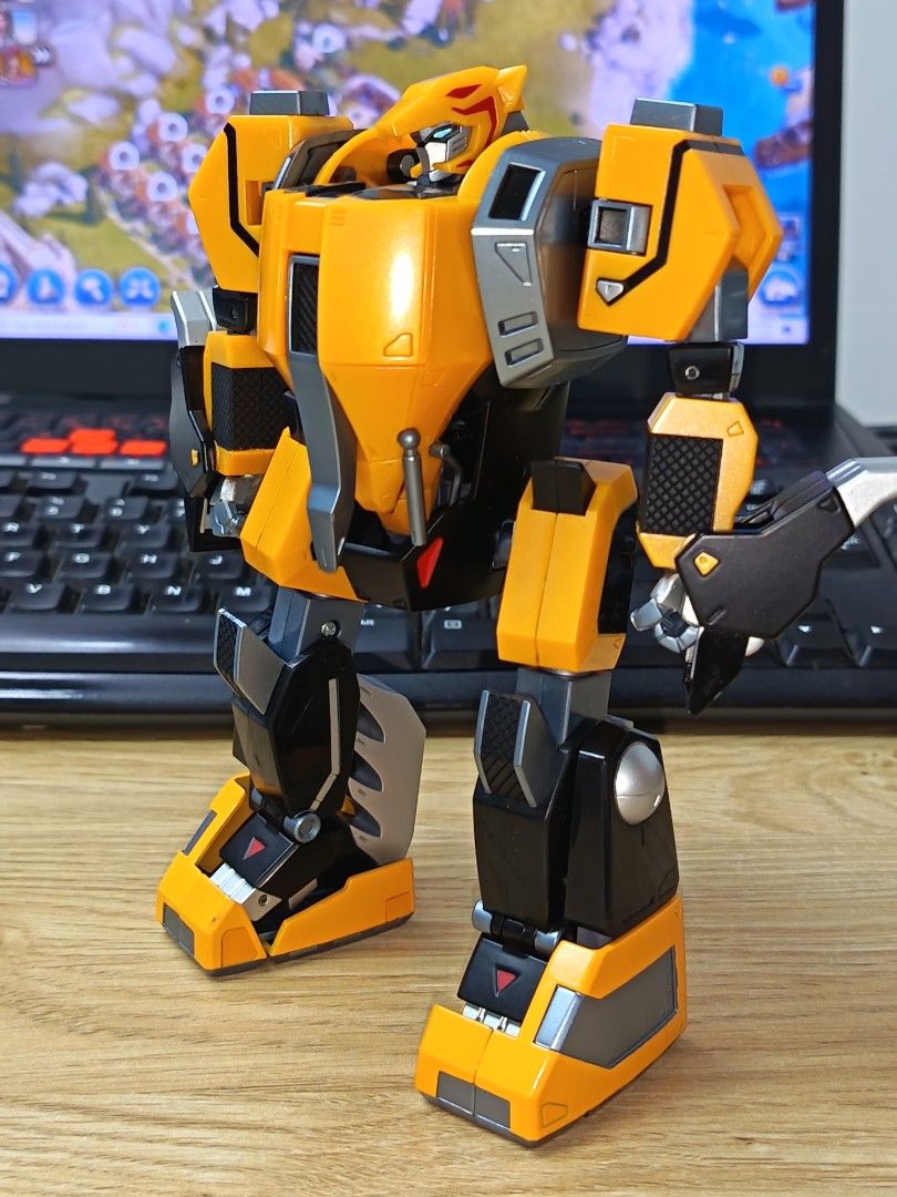 BANDAI Soul of Chogokin GX-54 Black Lion Ninja Warrior tobikage Black Lion Body with Gatling Gun Robot Toy Total Length Approx. 16cm die-cast (Category: Toys & Games) located in Kota Kinabalu. Submitted by airwindzero (Listing ID 1449322226, Image 1). Description: Excellent condition no box no accessories comes with gatling gun.
