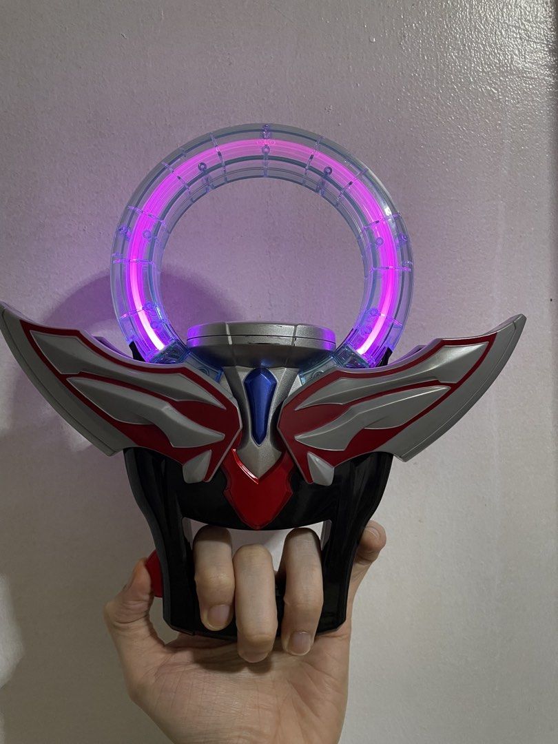 Bandai Ultraman Orb DX Orb Ring (Category: Action & Battle Toys) located in Quezon City. Submitted by logic31 (Listing ID 1449293718, Image 2). Description: Working lights and sounds with complete cards! Quezon City area Lalamove within Metro Manila JNT courier if outside Metro Manila.