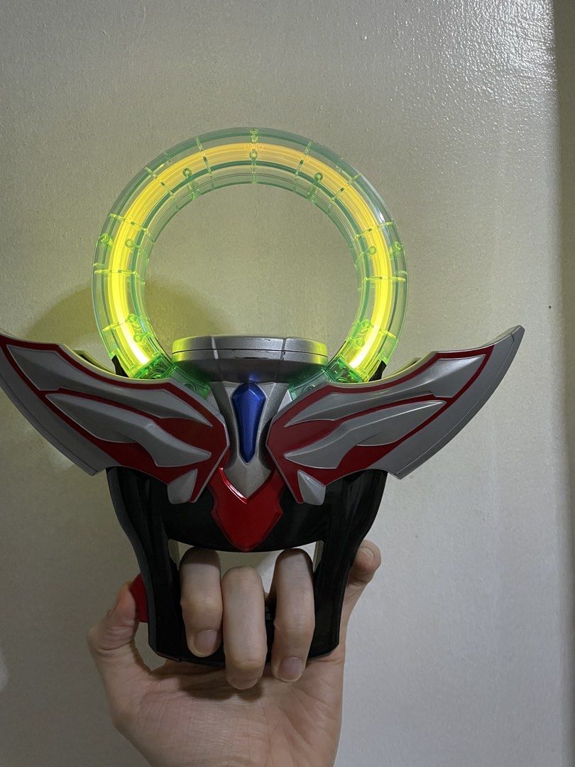 Bandai Ultraman Orb DX Orb Ring (Category: Action & Battle Toys) located in Quezon City. Submitted by logic31 (Listing ID 1449293718, Image 3). Description: Working lights and sounds with complete cards! Quezon City area Lalamove within Metro Manila JNT courier if outside Metro Manila.