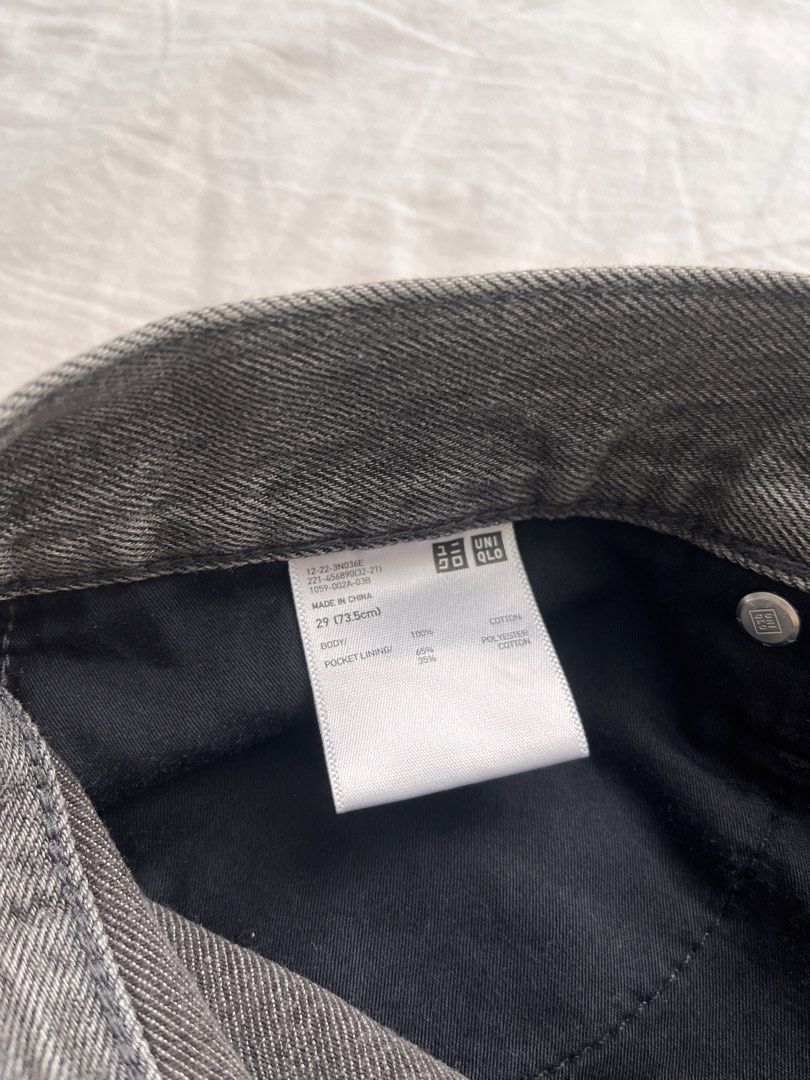 Boyfriend denim shorts (cut-off) (Category: Shorts) located in Manila. Submitted by janamia (Listing ID 1449135600, Image 3). Description: - Uniqlo Grey Denim Shorts - Size 29 (73.5cm) - Cut-off hem with distressed details - Button and zip closure - Front and back pockets - 100% Cotton.