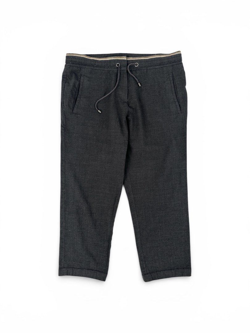 Brunello Cucinelli (Category: Trousers) located in Manila. Submitted by draftdrops (Listing ID 1449184555, Image 1). Description: 3\4 short style,laces short and excellent condition Waistline :27 Length:31.5 .