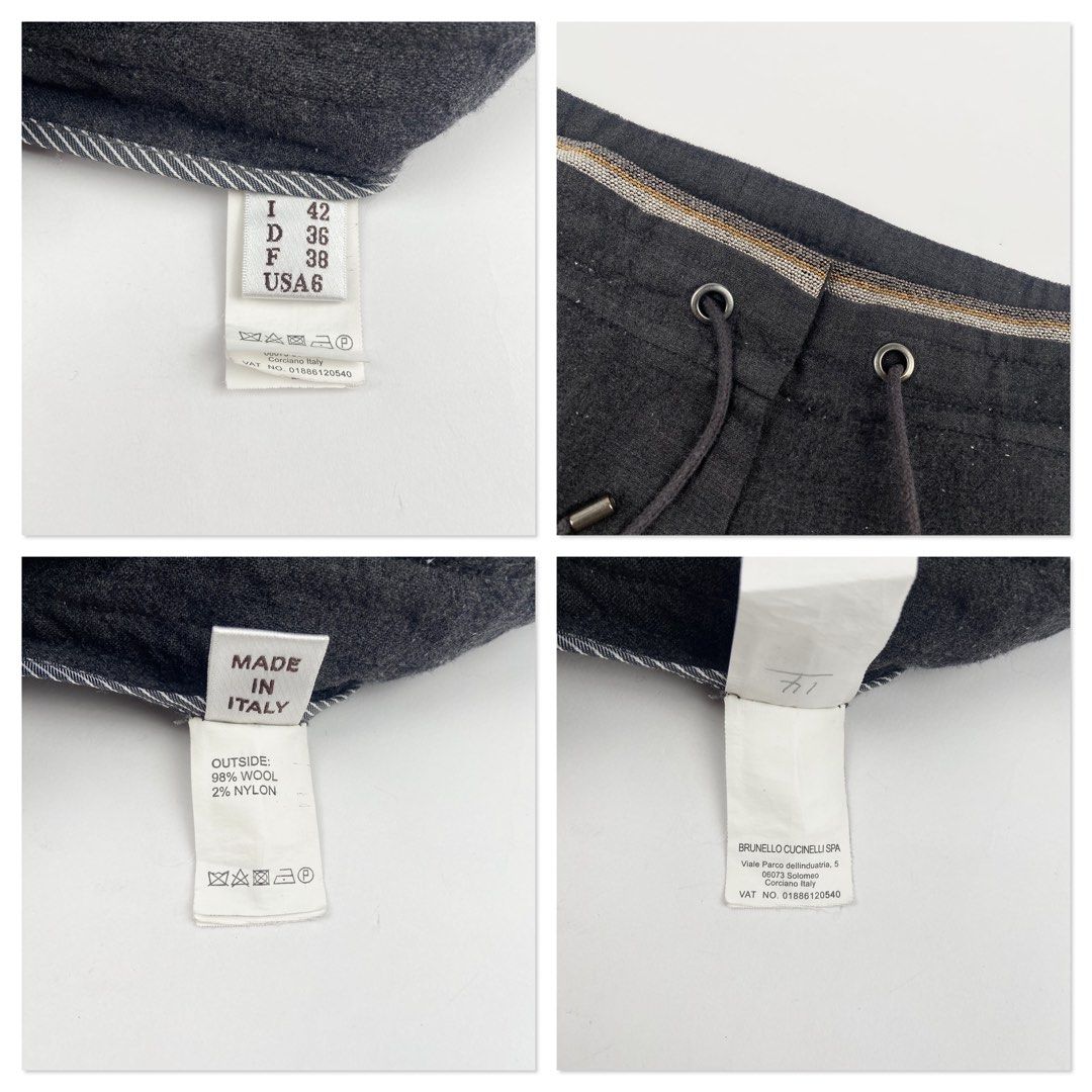 Brunello Cucinelli (Category: Trousers) located in Manila. Submitted by draftdrops (Listing ID 1449184555, Image 2). Description: 3\4 short style,laces short and excellent condition Waistline :27 Length:31.5 .