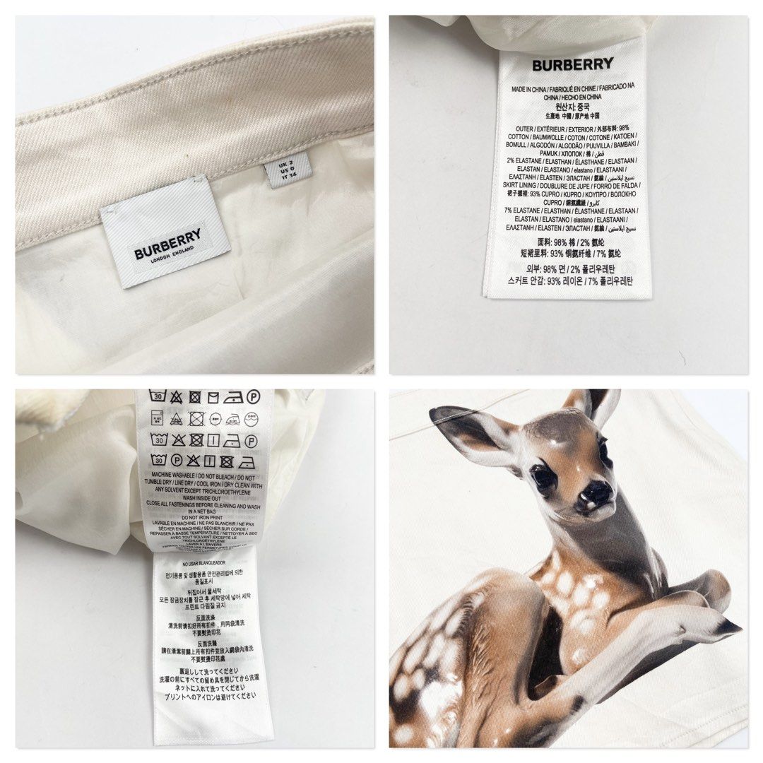 Burberry (Category: Skirts) located in Manila. Submitted by draftdrops (Listing ID 1449175409, Image 3). Description: Printed design,size zip and excellent condition Waistline :25 Length:15.5.