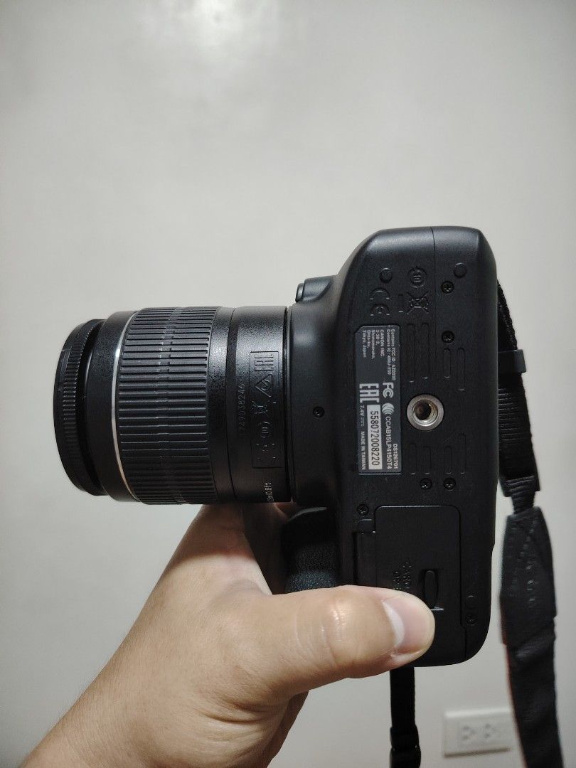 Canon EOS 3000D DSLR Camera with EF-S 18-55 III Kit (Category: Cameras) located in Manila. Submitted by quick_byte (Listing ID 1449151420, Image 2). Description: Looking for a DSLR that's perfect for beginners, students, content creators, or anyone who wants better photos than a smartphone? I'm selling my personal Canon EOS 3000D because I no longer use it as much. This camera was personally used only for family occasions such as: 🎄 Christmas ce