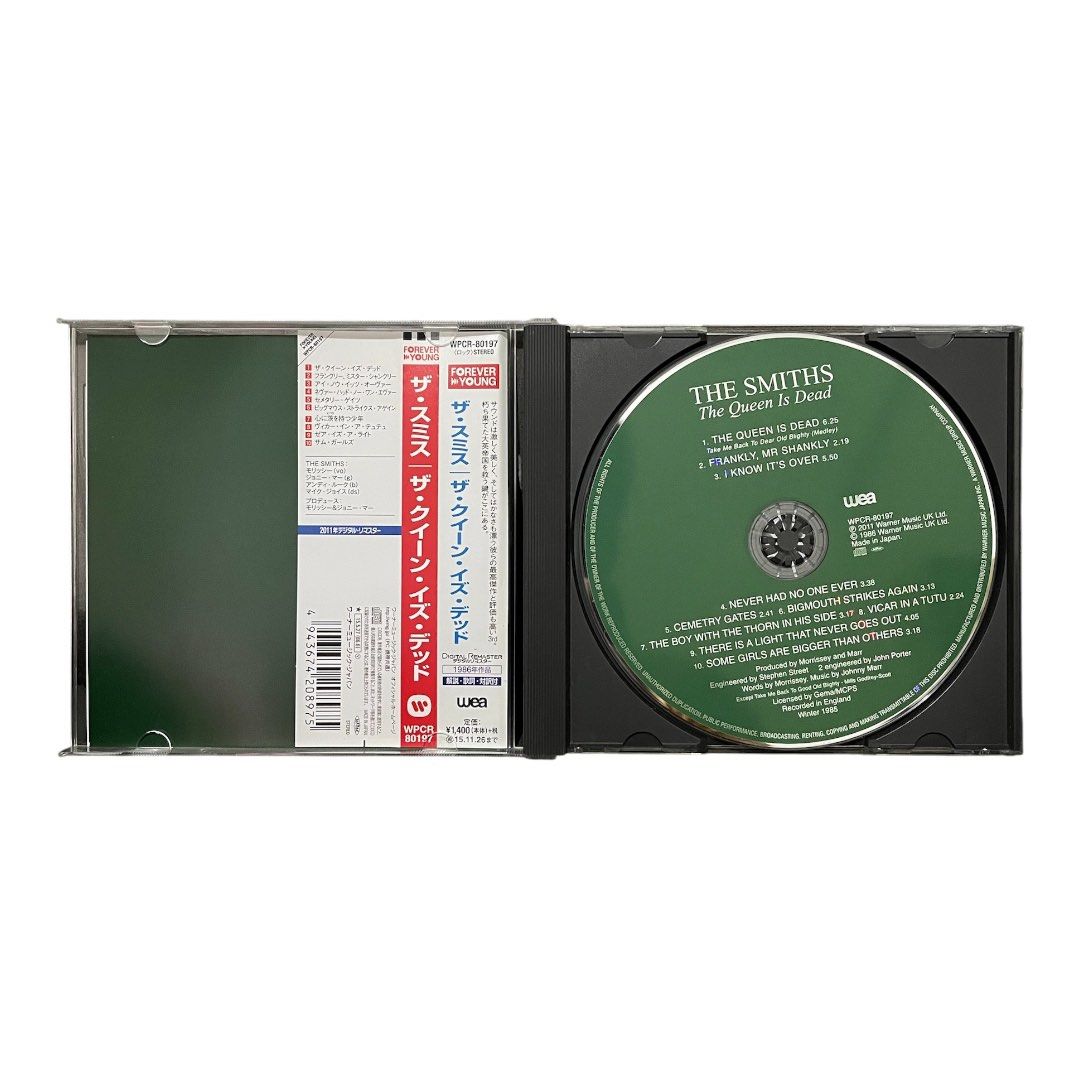 [CD] The Smiths - The Queen is Dead (w/ OBI) (Category: CDs & DVDs) located in Quezon City. Submitted by mallbrandjeans (Listing ID 1449219536, Image 2). Description: Case - Very Light Scratches CD - Makinis Mode of Payment: GCash only Mode of Delivery: Lalamove or J&T only Payment first and delivery fee must be shouldered by the buyer Location: Near LRT2 - Betty Go Belmonte.