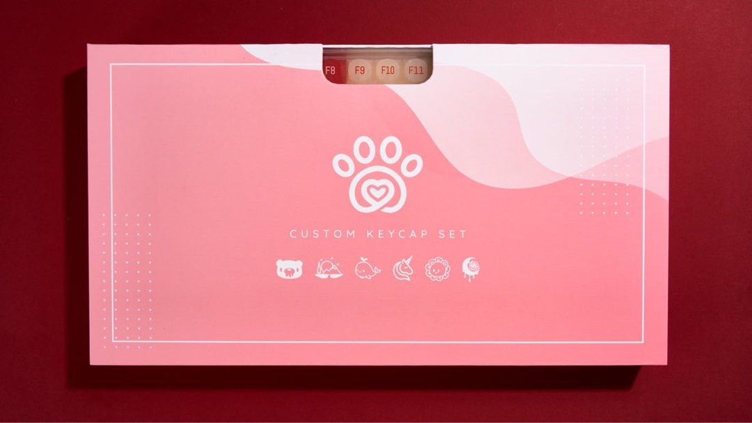 Chilkeys Wild Rose Custom Keycap Set507368981220577281