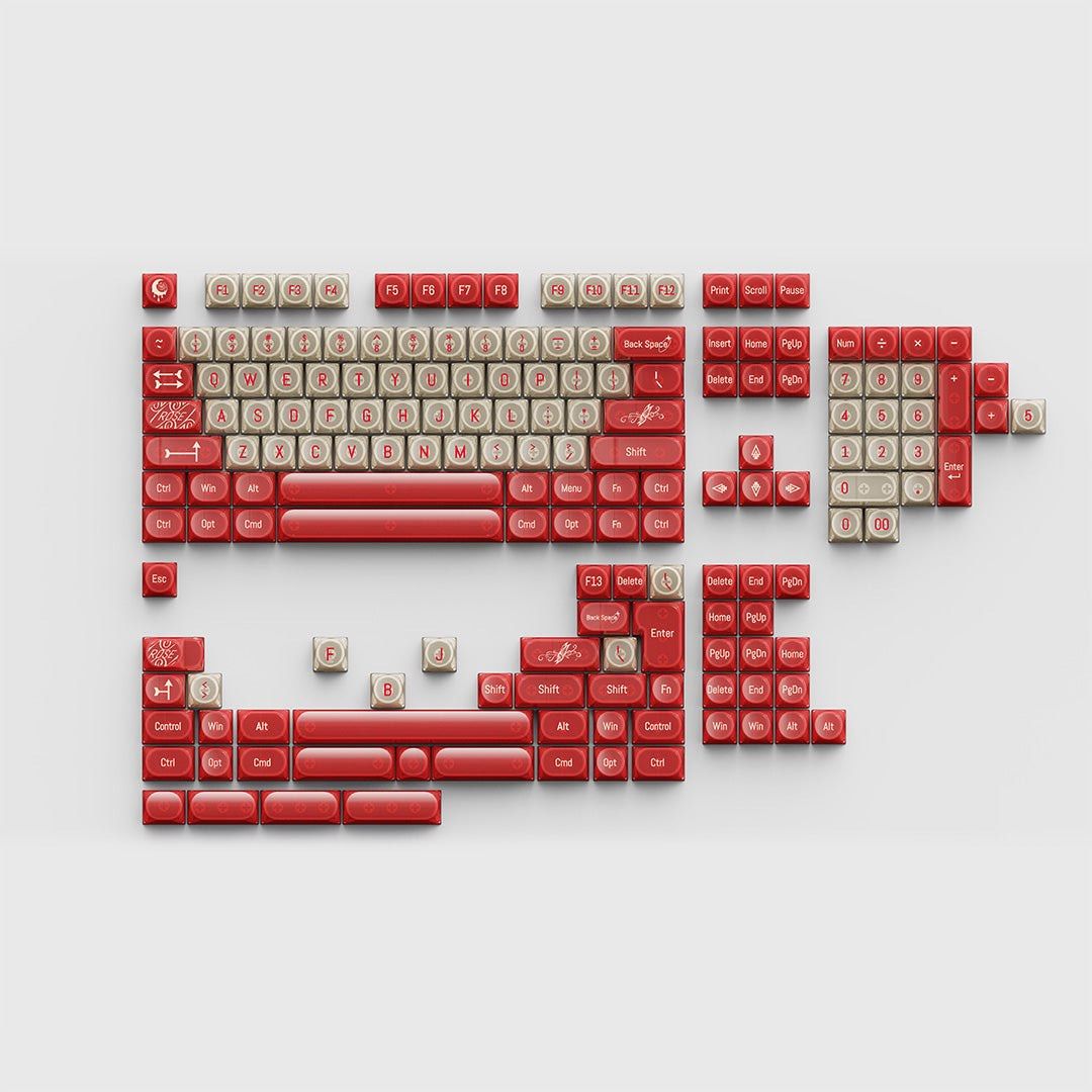 Chilkeys Wild Rose Custom Keycap Set507368981220577285