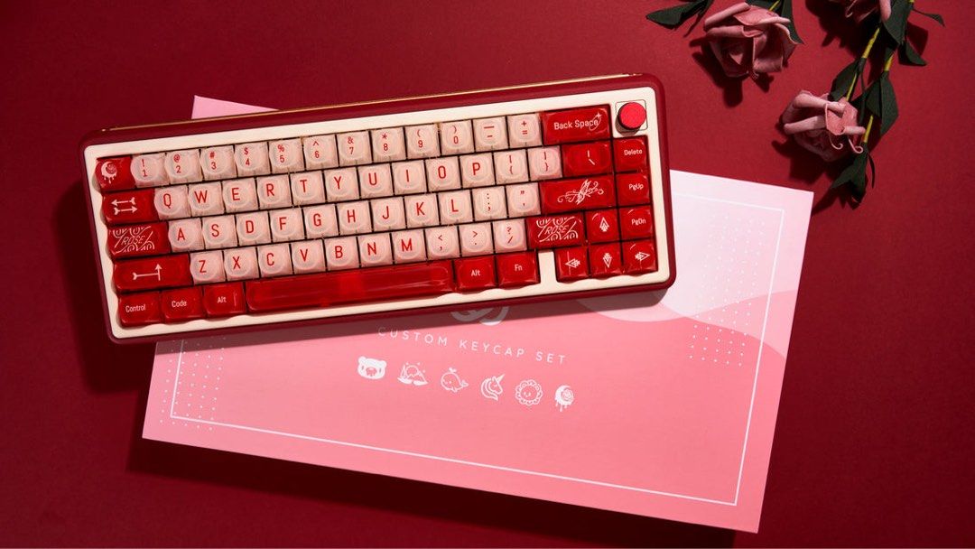 Chilkeys Wild Rose Custom Keycap Set507368981220577280