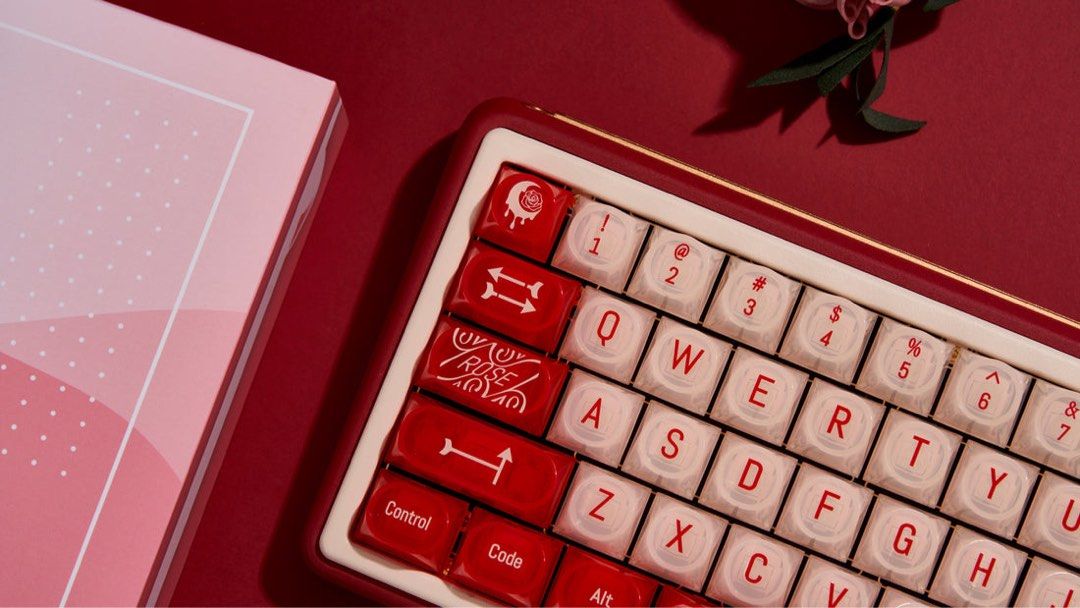 Chilkeys Wild Rose Custom Keycap Set507368981220577284