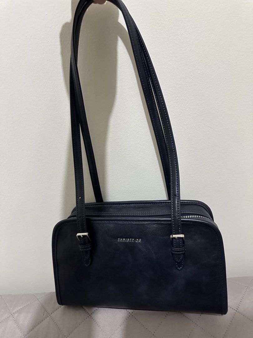 Christy Ng Boston Shoulder Bag Navy (Category: Shoulder Bags) located in Manila. Submitted by itsyourgirlmc (Listing ID 1449233574, Image 1). Description: - Navy Boston shoulder bag by Christy Ng - Recently purchased - bought in malaysia.