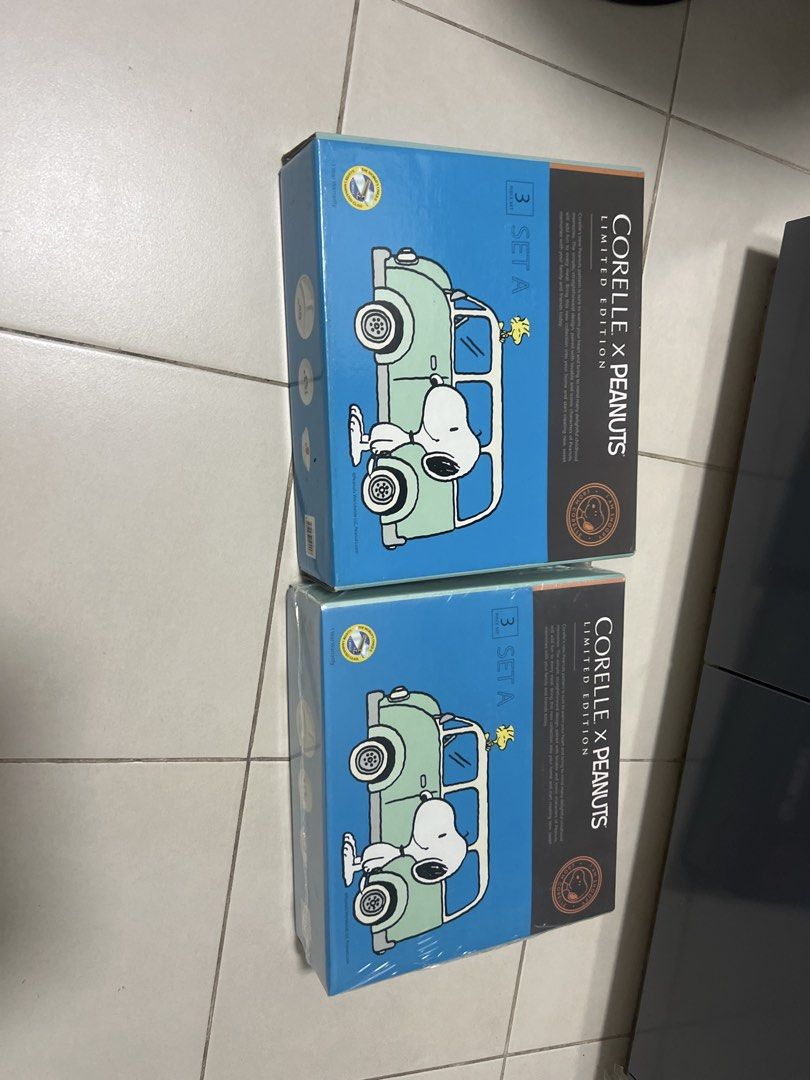 Corelle x Peanuts Limited Edition 3 Piece Set A507432648448430083