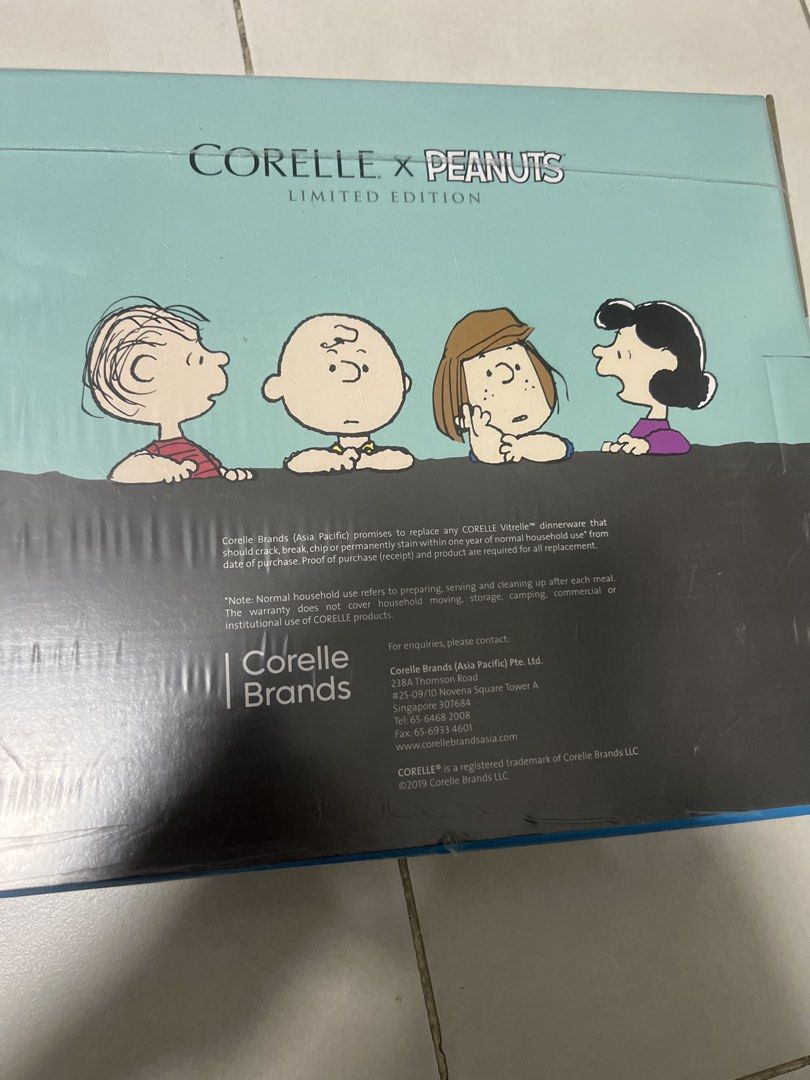 Corelle x Peanuts Limited Edition 3 Piece Set A507432648448430082