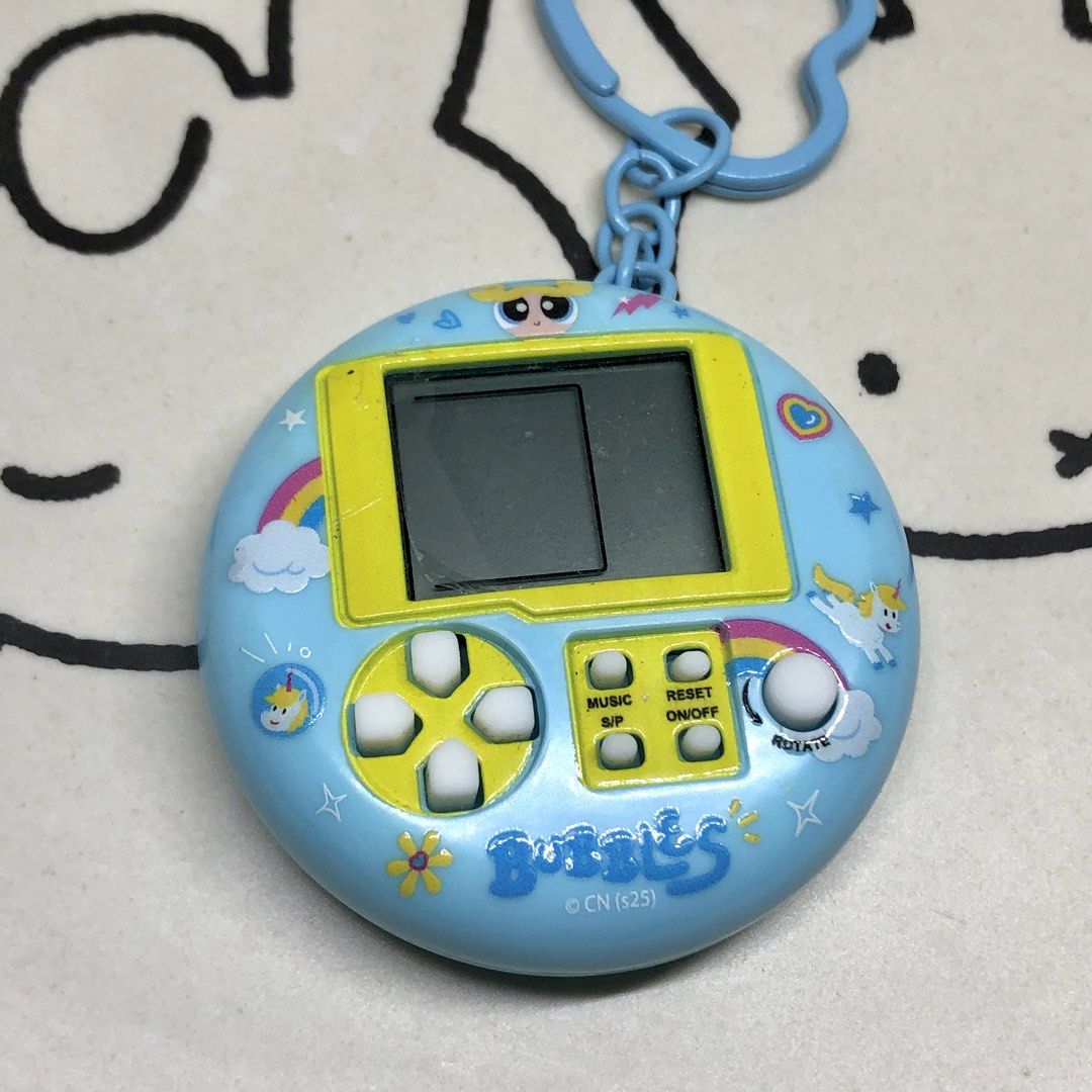 CREATIVE POWER PUFF GIRLS BUBBLES ELECTRONIC GAME KEYCHAIN (Category: Interactive Toys) located in Quezon City. Submitted by kitsune.treasures (Listing ID 1449212305, Image 1). Description: *First to pay policy! *1 day reservation only. Failure to pay on time, auto cancel. 📍Quezon City * MOD: J&T | Lalamove * MOP: GCASH | BPI 📦ON HAND AND READY TO SHIP! CONDITION: WHAT YOU SEE IS WHAT YOU GET. Dimensions: Kindly check the photos for the actual 