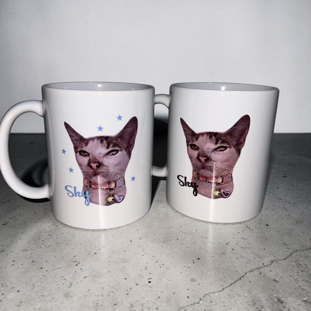 Customized Photo Mug (Category: Coffee & Tea Tableware) located in Manila. Submitted by nyejnaye104296 (Listing ID 1449267770, Image 1). Description: Perfect for gifts or personal use. Show off your pets, family, or favorite moments. High-quality print on a durable ceramic mug. Dishwasher and microwave safe. Makes a great keepsake. Send us your photo & design and let's bring it to life! Order yours today! Prints for Hue Marikina Location.