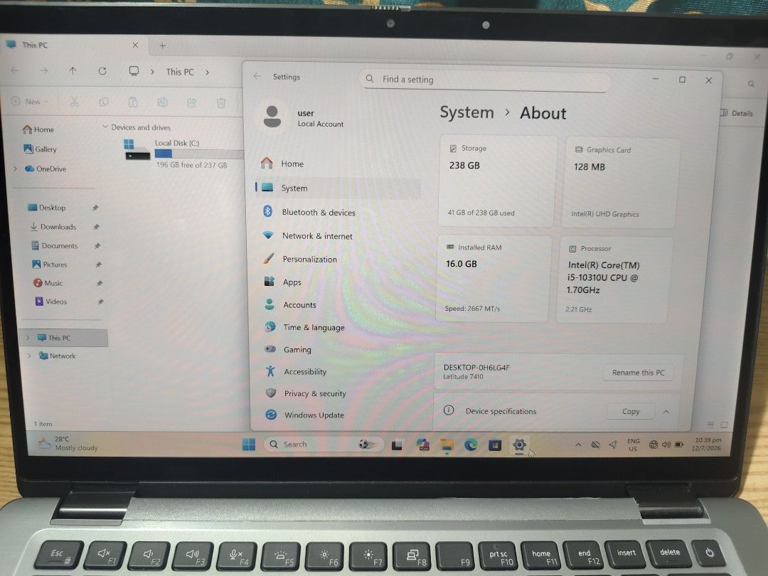 Dell 2-in-1 Laptop intel core i5 processor 10th gen nothing issue507954353512140805