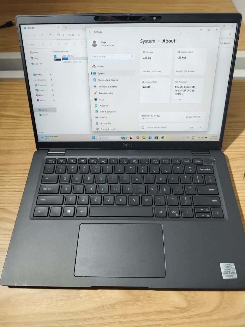 Dell Laptop - Intel Core i5 - 16GB RAM - 256GB SSD507954361596661763